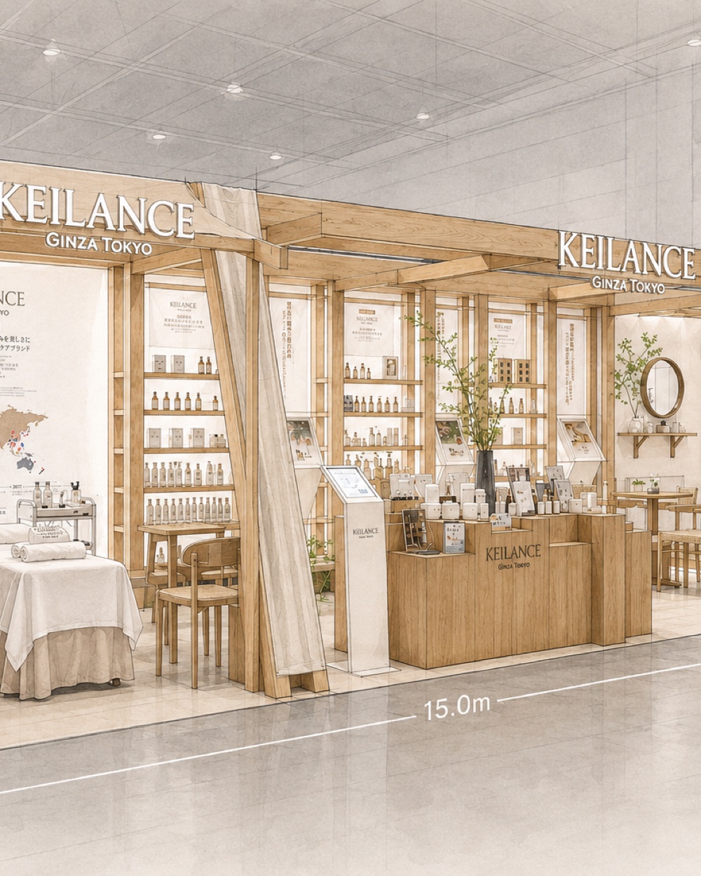 KEILANCE BEAUTYWORLD TOKYO stand design
